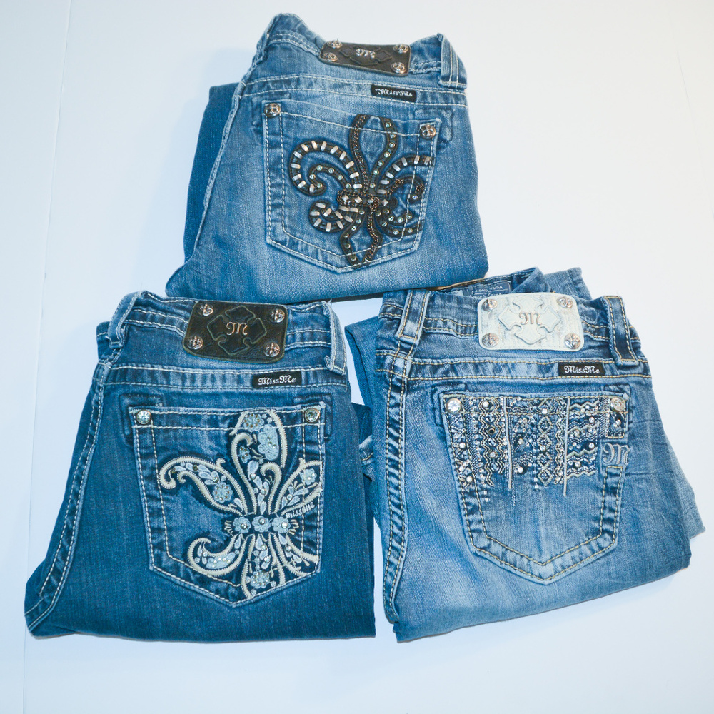 Lot of 3 Miss Me Jeans